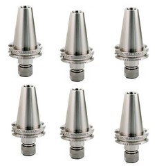 6PCS PRECISION 5/8-11 CAT40 ER16 2.5″ COLLET CHUCK TOOL HOLDER CNC MILLING TOOL