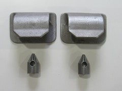 John Deere Quick Attach Weld Bracket 120R 200 300 400 500 Loader Hooks & Pins