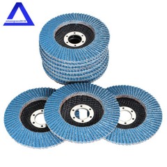 100PCS Premium Zirconia Flap Sanding Disc Grinding Wheel – 4-1/2 x 7/8″ 40 Grit