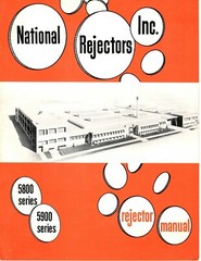 National Rejectors Vintage Manuals, Select Model. Reprint, CD or Thumb drive