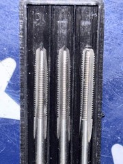 Interstate M3.5×0.6 3pc Tap Set Taper Plug Bottom HSS D4 ONE OF EACH- 3pcs