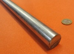 303 Stainless Steel Rod Round Bar, 1.00″ Diameter x 5 Foot Length