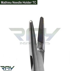 3 Pcs Dental Ligature Mathieu Needle Holder TC 14cm Orthodontic Suture Forceps