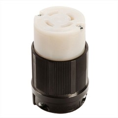 NEMA L16-30 Grounding Locking Connector, 30A 480V AC, 3 Pole 4 Wire, cUL Listed