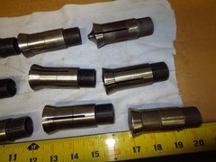 Lot of 12 S&M TD25-NS Hex, Square, Round, Collet Southwick & Meister