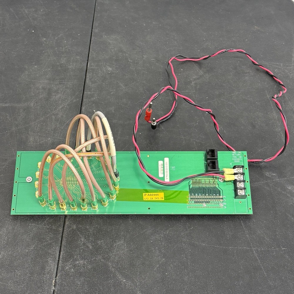 Test Station Interface Board 1101-0192-001 Rev A CPCVOA SMA Ports