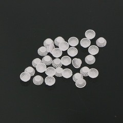 US Dental Orthodontic Metal/Ceramic Clear Lingual Button Bondable Round Base