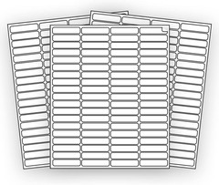 EcoSwift Shipping Labels 1.75 x 0.5 Inches Self Adhesive Address Return