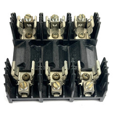 ASSORTMENT OF BUSS FUSE HOLDERS 30A & 60A 600V & 250V 3 POLE LOT OF 2