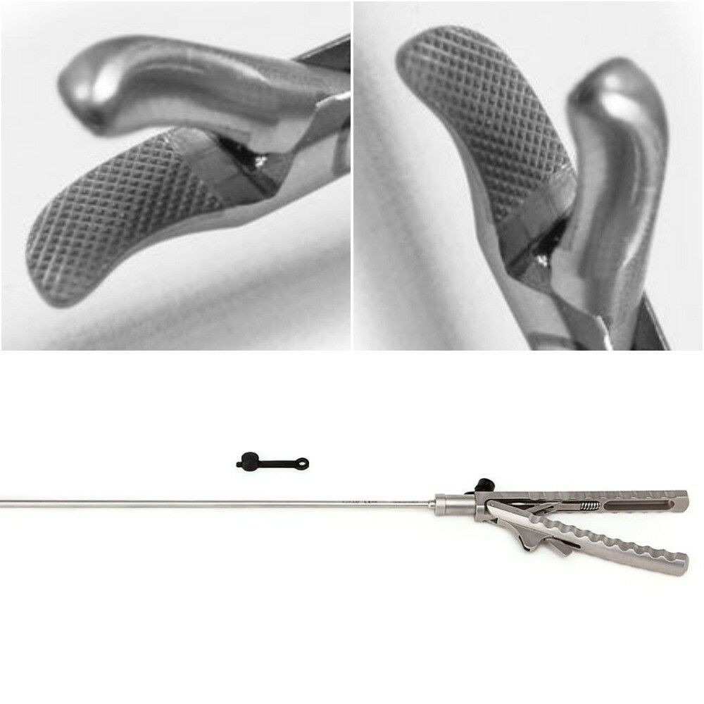Needle Holder ,Driver V Type Curved Jaw TC Laparoscopy Laparoscopic Forcep 5mm