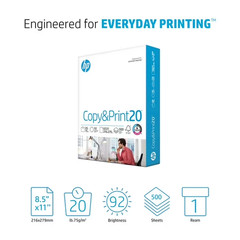 2 Pack HP Copy & Print20 Paper 20lb 8.5×11 Copy Printer Paper 1 Ream 500 Sheets