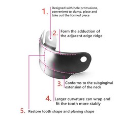 50Pcs Dental Matrix Bands Palodent V3 Style Sectional Contoured Matrices 16 Size