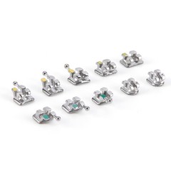 AZDENT Dental Ortho Brackets Braces Monoblock MIM Mini Roth MBT 022 /018 Metal