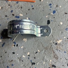 Bridgeport 1904 Two Hole Pipe Strap, 1-1/4 Inch Box Of 50 x3 boxes!! New