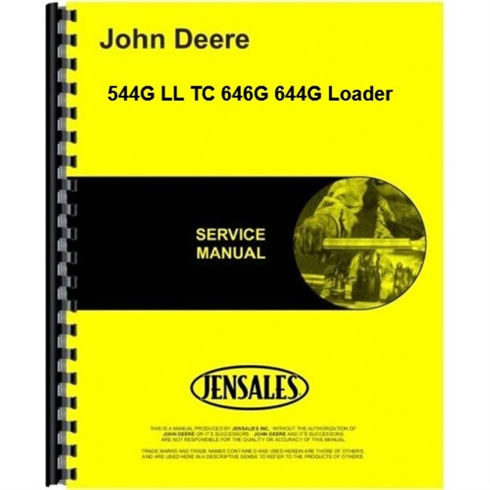 John Deere 544G LL TC 646G 644G Loader Service Repair Manual