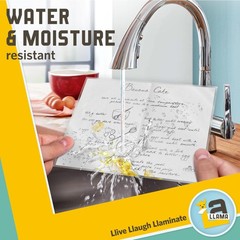 Textured Self Adhesive Laminating Sheets, Smooth Satin Finish, 9 x 11.5 Inche…