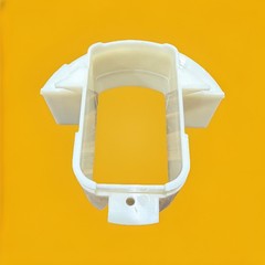 🔥1 Unit ~ Hubbell CFBS1R4CUP 1-Gang Round Floor Box Mounting Cup For CFBS 🔥