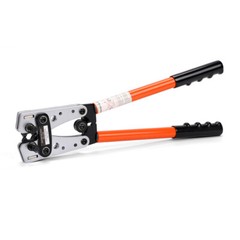 Cable Lug Crimper Tool 6-50mm² Wire Crimping Pliers Cutter 10,8,6,4,2,1/0 AWG