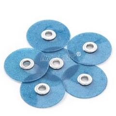 40Pcs Dental Composite Finishing Polishing Discs assorted kit 12/14mm+Mandrel