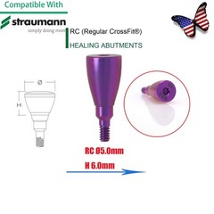 Dental Healing Abutment Cap/Closure Cover Screw Fit Straumann Cross Bone Level