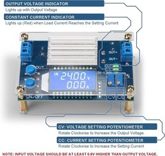 DC Buck Converter 5.3V-32V to 1.2V-32V – 12A Adjustable Power Supply with LCD