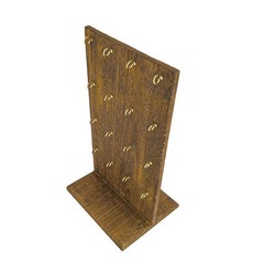 Earring Braclet Display Wooden Rotating 2-Sided Jewelry Display Stand Organizer