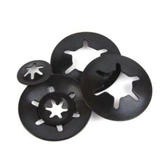 100pcs Starlock Push On Fasteners Locking Washers Speed Locking Round Clips 2mm
