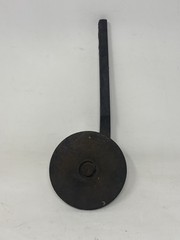 Antique Bookbinding Finishing Wheel Tool Stem & Wheel No Handle Steel Vintage