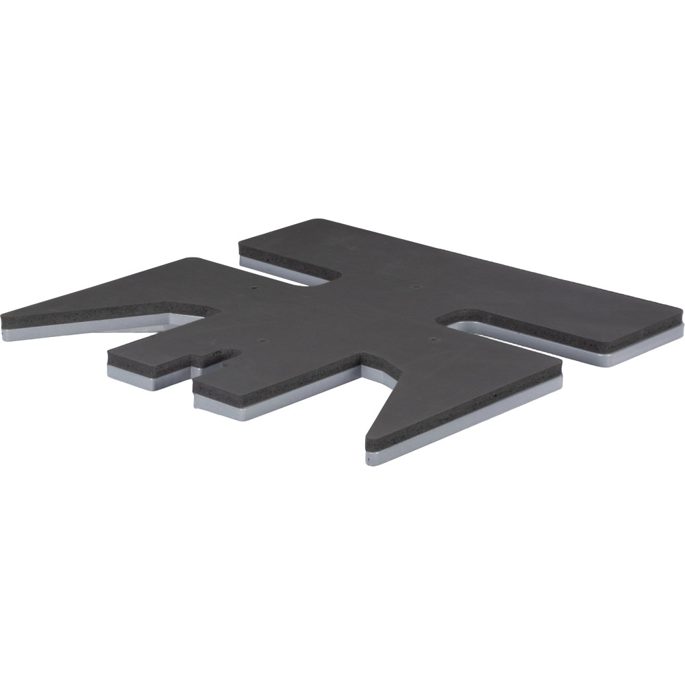 Special shaped Interchangeable Lower Platen Iron Dark Gray White Wear Resistant