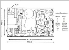 Input Voltage 90 VAC 264 VAC Dual Output 5 VDC + 24 VDC 45W Power Supply