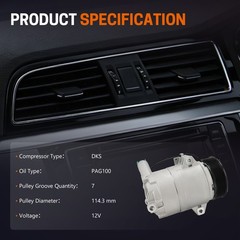 AC Compressor for Nissan Pathfinder NV1500 NV2500 V6 4.0L 92600ZL90B 92600ZT00A