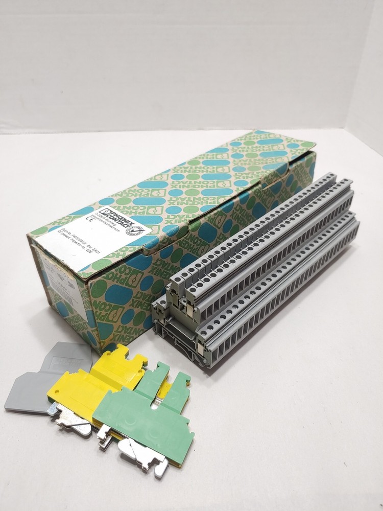 Lot of 31 Phoenix Contact UKK 5 Double-level terminal block & 2 UKK5-PE