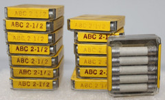 2 Boxes of 5 – Bussmann ABC2-1/2 250V 2-1/2 Amp Ceramic 1/4″ x 1-1/4″ Fast Act