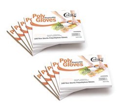 Choice Poly Disposable Polyethylene Gloves pack Of 1000 Small