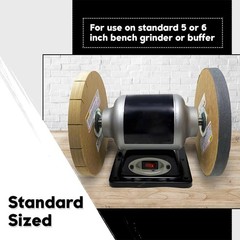 Razor Sharp Edgemaking System 8 Inch Deluxe Blade Sharpening Kit, For 6 White