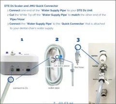 Original Woodpecker DTE Air Water Quick Connector For Dental Ultrasonic Scaler