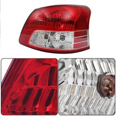 Passenger Tail Light Assembly Red Clear Lens for 2007-2011 Yaris Sedan TO2819133
