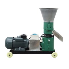 Animal Feed Pellet Mill Machine 8MM Holes Pellet Feed Granulator 2 Rollers 220V