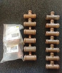 Lot Of (15) Viega ProPress Tee (SEE ITEM DESCRIPTION)