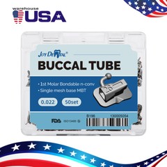 Dental Orthodontic Buccal Tube 1st 2nd Molar Tubes Roth/MBT 022 Bondable AZDENT