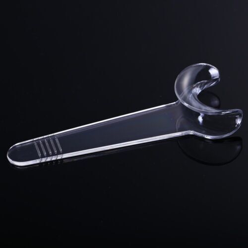 4Pcs Dental Intraoral Cheek Lip Retractor T-Shape Mouth Opener Clear S/L Size