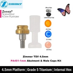 Overdenture Locator Abutment Removable Anchor Internal Hex BioHorizons Tapered