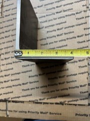 4 X 6 Steel Angle Iron 5/16″ Thick 4″ Long Bracing Brackets Welding Shelf
