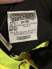 Occunomix Speed Collection SP-TBV Safety TOOL BELT VEST Reflexrite sz XL/2XL