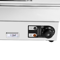 Electric Bain Marie Buffet Server 6 Pans 1200W Commercial Countertop Food Warmer