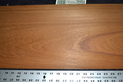 Teak Raw Wood Veneer Sheet 12.5 x 39 inches 1/42nd Blemished M35137-10