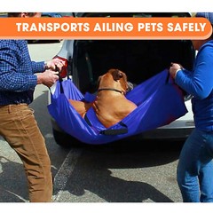 60KG Anti-Biss Haustiertrage Foldable Haustier Hund Tiertrage Trage Mit 6 Griffe