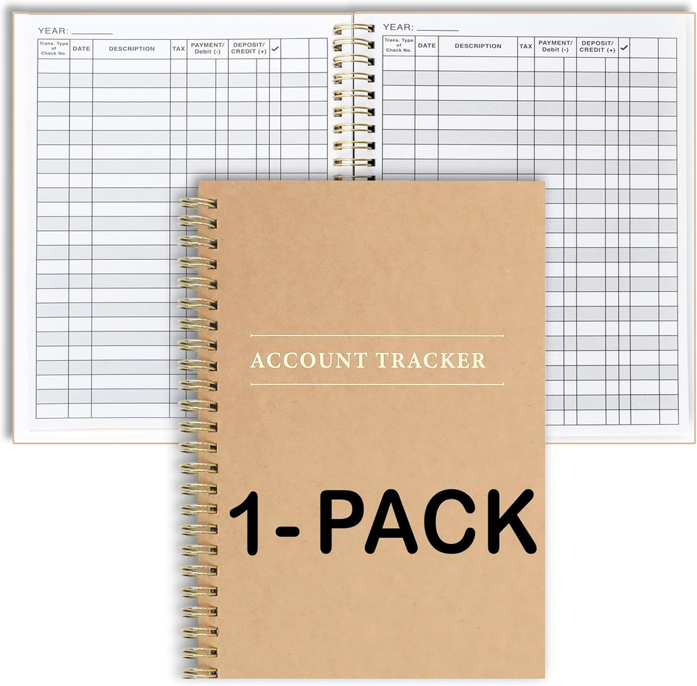 Accounting Ledger Books for Home Budget Tracking, Business Bookkeeping