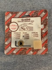 GLASTAR Specialty Diamond Grinding Head Fine Grit ¾” Diameter #30307 New In Pkg