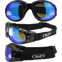 4 Pairs of Global Vision Eliminator Goggles Black Clear Smoke Yellow & Blue Lens